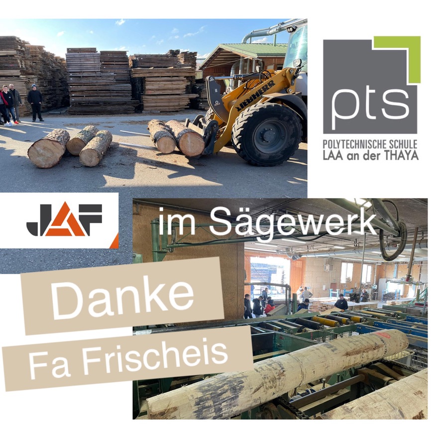 Im Sägewerk der Fa. Frischeis